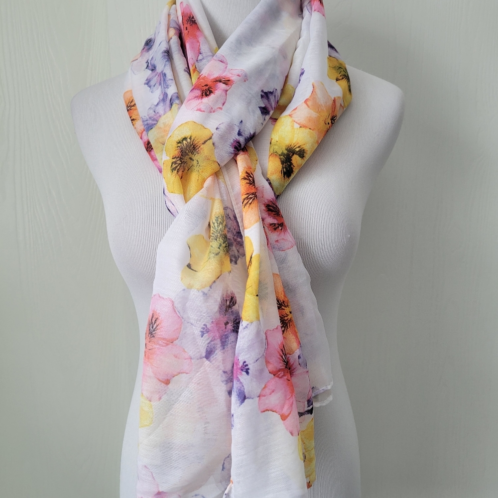 Floral Printed Scarf